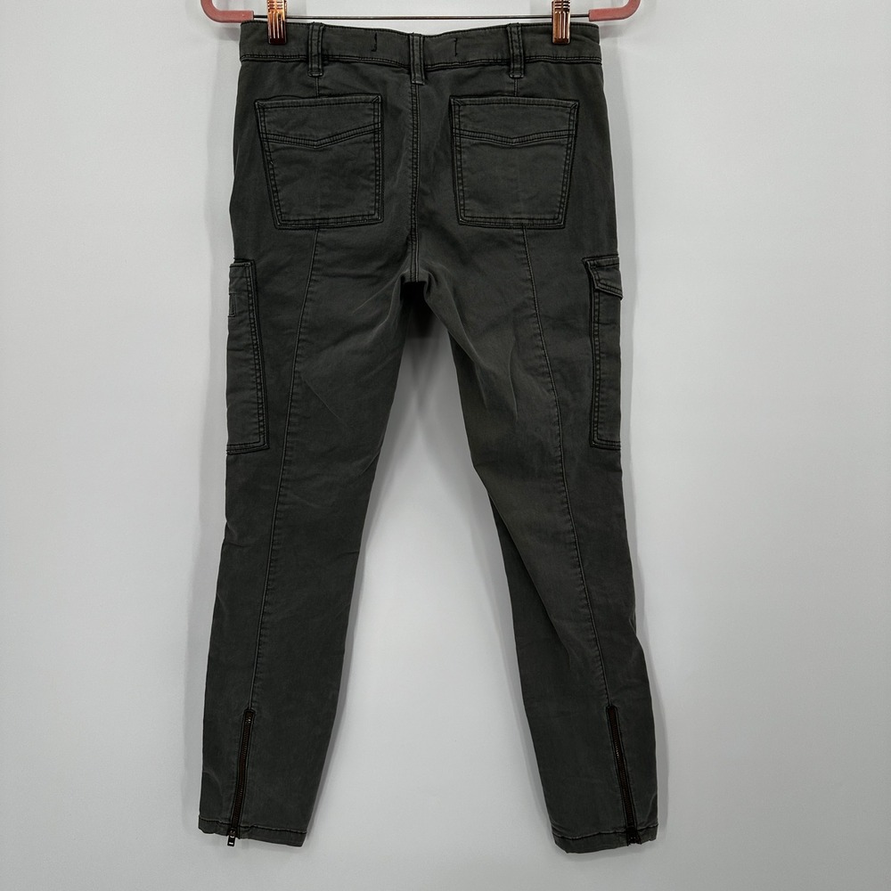 Daughters of the Liberation Cargo‎ Pants Olive Green Utility Style Women Size 26 - Picture 7 of 12